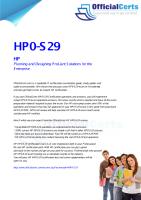 HP0-S29 Planning and Designing ProLiant Solutions for the Enterprise.pdf