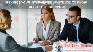 5 Things Your Interviewer Wants You to Know.pptx