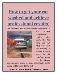 How to get your car washed and achieve professional results.docx