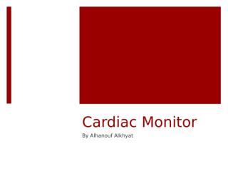 cardiac monitor updated 2018.pptx