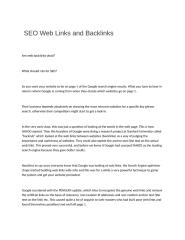 SEO Web Links and Backlinks.docx