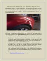 Paintless Dent Removal By Your Own Is Not That Difficult.pdf