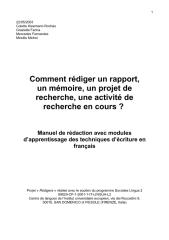 Rediger Rapport Et Memoire.pdf