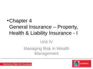 Chapter 4 - GI –Property, Health and Liability Insurance(1).pptx